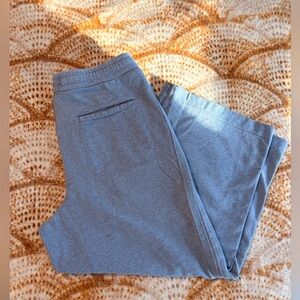 Athleta Women’s Light Blue Cropped Sweatpants - Size 8